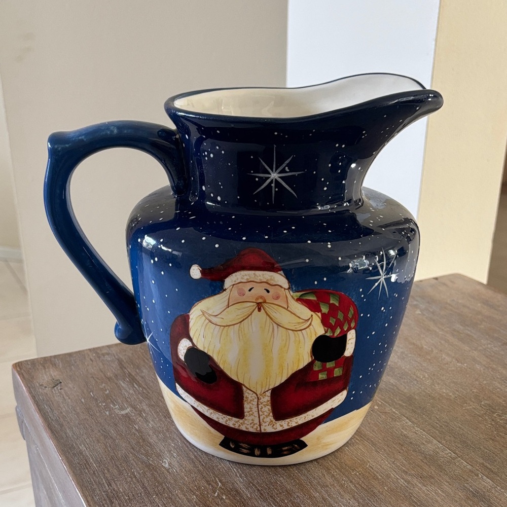 Certified International Celestial Santa Pitcher